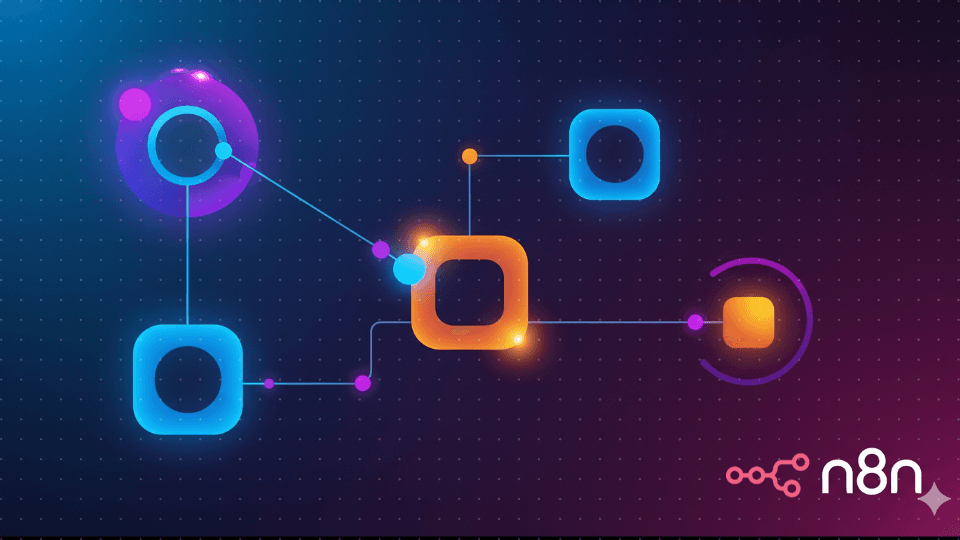 Gambar ilustrasi workflow atau node n8n